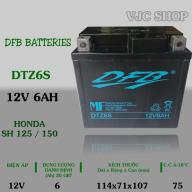 Bình ắc quy xe Honda SH hãng DFB Batteries dung lượng 12V 6AH thumbnail