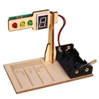 【Ready】? Smart traffic lights traffic lights digital display countdown childrens technology making small inventions diy handmade materials