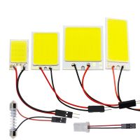 ۩ White T10 W5w Cob 24SMD 36SMD 48SMD Car Led Auto Interior Reading Lamp Bulb Light Dome Festoon Vehicle Panel Lamp 1pcs