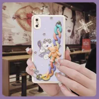 Skin feel silicone for girl Phone Case For iphone XS max Raised lens cute Anti drop airbag protective case Nordic wind