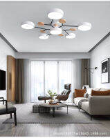 Nordic ไม้ LED โคมไฟเพดานโมเดิร์น Macaron Light ห้องนั่งเล่นห้องนอน Study Dining Room Home Decor Light ในร่ม Lighting