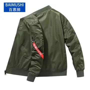 High Quality Lightweight Us Navy Print Military Patch White Green Black  Nylon Baseball Bomber Jacket Men Bomber Coats