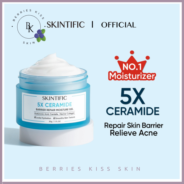 Skintific 5X Ceramide Barrier Moisture Cream Ceramide Moisturizer ...