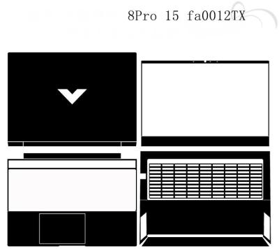 【ร้อน】พิเศษคาร์บอนไฟเบอร์ไวนิลแล็ปท็อปสติ๊กเกอร์ผิว D Ecals ที่ครอบสำหรับ HP Victus 8Pro 15 Fa0012TX 15 Quot;
