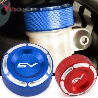 ❄ Motorcycle Front Brake Master Cylinder Oil Tank Cap Cover Fluid Reservoir For Suzuki GSXR1000 SV1000S L1000R GSXR 1000 SV 1000S