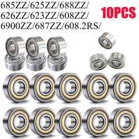 10pcs/set Ball Bearings 623ZZ 608ZZ 6900ZZ 687ZZ Deep Groove Miniature Bearings For Skateboard Scooter 3D Printers Bearings