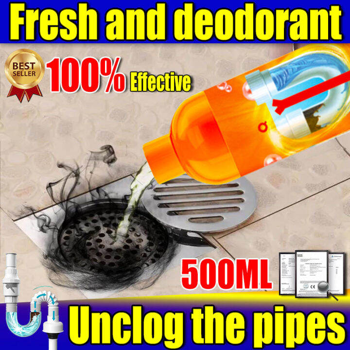 100 Effective👍liquid sosa for drainage drainage pipe clogged remover