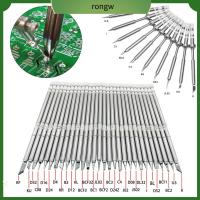 RONGW ทนทาน T12 Series K KF J02 JL02 I ILS BC1 BCF1 B D4 D16 C1ไม่มีตะกั่วเหล็กเคล็ดลับหัว Soldering Station ชุดเครื่องมือสำหรับ Fx951 Rework Station