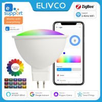 MR16สมาร์ทหลอดไฟ WiFi RGB CW 5วัตต์12โวลต์ LED Dimmable โคมไฟ EWelink APP ควบคุมหลอดไฟทำงานร่วมกับ Alexa Home Smartthings