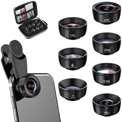 3in1 Fisheye Wide Angle Micro Camera Lens for iPhone Xiaomi Redmi 3IN1 Zoom Fish Eye Len on Smartphone Lenses with Phone Clip