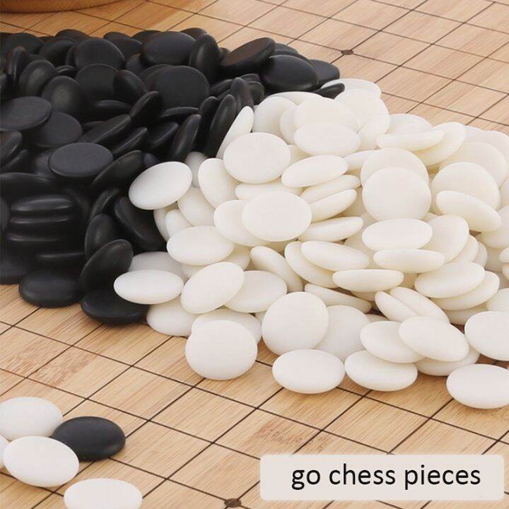 Go Chess Piece Double Convex Standard Gomoku Black and White Chess ...