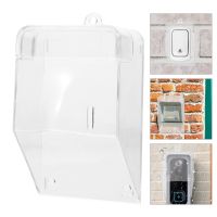 ™☇❀ Indoor Doorbell Waterproof Cover Protective Splash Outdoor Transparent PC Rainproof