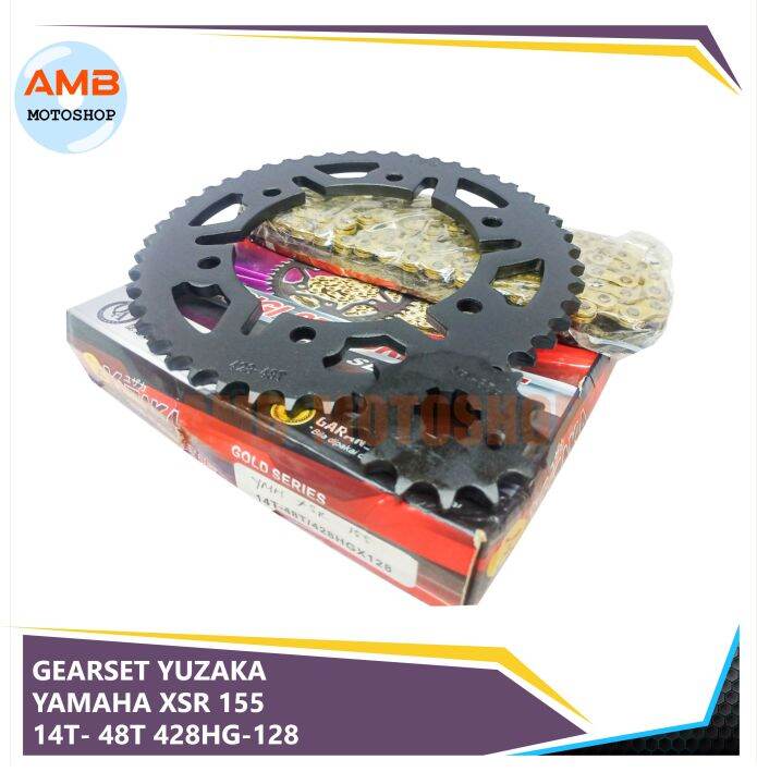 GEARSET GIR SET YAMAHA XSR 155 YUZAKA RANTAI GOLD Lazada Indonesia