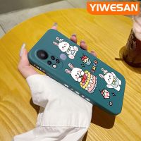 YIWESAN เคสสำหรับ Infinix ขายดี11S เคสการ์ตูนกระต่ายน่ารักลายดีไซน์ใหม่บางสวยงามเคสโทรศัพท์ป้องกันขอบสี่เหลี่ยมเคสนิ่มเคสปลอกซิลิโคนกันกระแทก