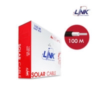 Link PV Solar Cable 4mm 6mm (Black/RED) 100M/Box (สายไฟ PV โซล่าเซล์ ม้วน100เมตร สีแดงดำ)