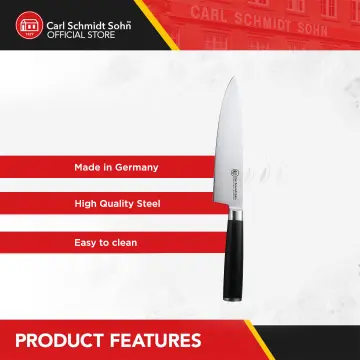 Kitchen Knife Set - 1829 CARL SCHMIDT SOHN 15 Pieces Knife Block Set with  Sharpener, Forged Stainless Steel, Professional Chef Block Set with  Ergonomic Handle, Kitchen Tool Set, World-Class Sharpness: Home & Kitchen 