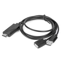 USB Female to HDMI-compatible Male 1080P HDTV TV Digital AV Adapter Cable Wire Cord Adapters