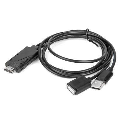 USB Female to HDMI-compatible Male 1080P HDTV TV Digital AV Adapter Cable Wire Cord