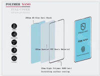 ? ฟิล์มกันรอย Polymer NANO Full cover screen protector เต็มจอ ทุกรุ่น   แจ้งรุ่นในช่องแชทได้คะ  ?