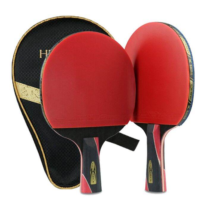 Single Professional Training Carbon Table Tennis Bat Racket Ping Pong