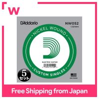 นิกเกิล DAddario 052สำหรับกีตาร์ไฟฟ้าสายกุหลาบ NW052ชุด5