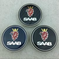 Style car 4pcs/set 63MM Car Wheel Center Hub Caps Badge Wheel Cover for SAAB Logo 9-3 9-5 9-7 92 93 97X 96 Auto Wheel Center Decoration hui