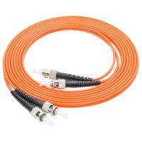 ST/UPC-ST/UPC Fiber Optic Patch Cord 1M 2M 3M 5M Duplex Multimode Cable ST-STสายจัมเปอร์ไฟเบอร์ออฟติคัลMM DXลดแรงส่งฟรี