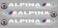 สติกเกอร์ติดรถยนต์สร้างสรรค์สติ๊กเกอร์ไวนิลตกแต่งกระจกมองหลังรถยนต์การแต่งรถแบบสากล3ชิ้นสำหรับ Bmw M Alpina Motorsport