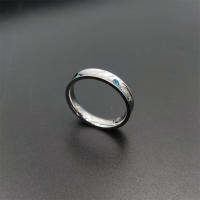 2021 Popular 925 Silver 1837 Ring Men And Women Style Blue Stone Luxury nd Couple Pairing Tif Jewelry