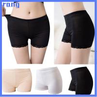 RANG Big Size High Waist Lace Ice Silk Summer Spring Safety Pants Safety Shorts Underpants