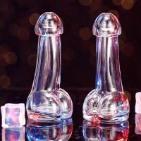 12Pcs Shot Penis Glass Cups Cocktail Genital Dicky Hen Party Night Bar Mugs Clear Wine Of Glasses Small Mouth Willy For Drinks Cups  Mugs Saucers