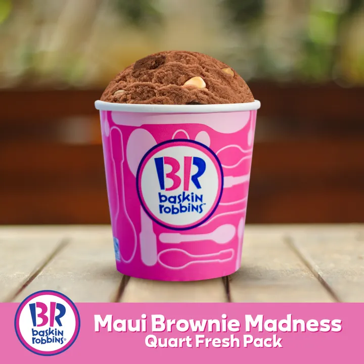 Baskin Robbins Maui Brownie Madness Quart Fresh Pack Lazada PH