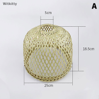 Witkitty โคมไฟหวายฝาครอบโคมไฟโคมไฟโคมไฟเพดานโคมไฟหวายไม้ไผ่สานโคมไฟระย้าโคมไฟโต๊ะชั้นโคมไฟกรง