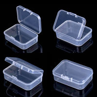 Mini Plastic Rectangular Translucent Packing Storage Dustproof Durable Strong Jewelry Storage Case Container