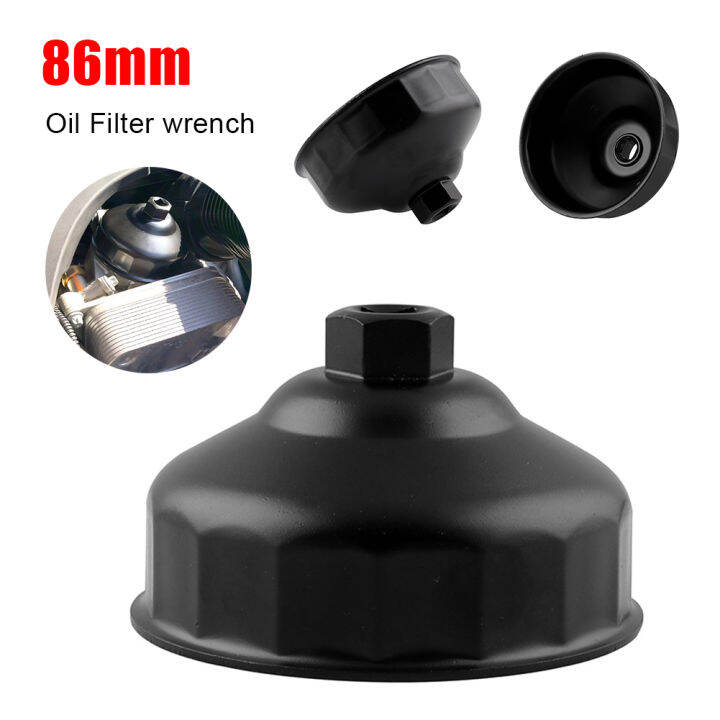 FUVOYA 【New】86mm Oil Filter Wrench 18 Flutes Oil Filter Cap Removal