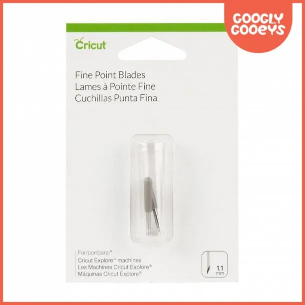 Cricut Fine Point Blade (2pc) Refill for Cricut Cutting Machine (Maker