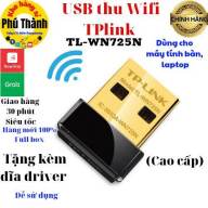 Tplink - USB thu wifi tplink TL-WN725N Totolink N150USM Lblink WN151N dùng cho máy tính bàn, laptop thumbnail