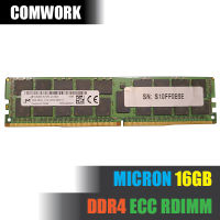 แรม MICRON 16GB DDR4 ECC SERVER REG RAM MEMORY RDIMM REGISTERED PC4 X99 C612 WORKSTATION DELL HP COMWORK