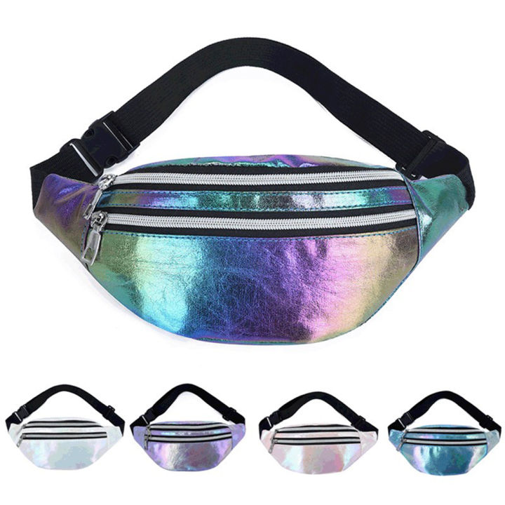 girls-bag-beach-travel-belt-hologram-banana-for-hip-bags-pu-zip-fanny-holographic-laser