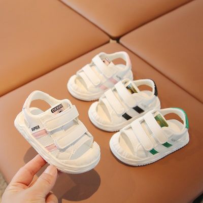 2023 New Summer Children Sandals For Boys Mesh Breathable Girls Shoes Hollow-out Non-slip Beach Sandals Fashion Kids Sneakers