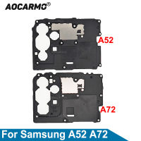 Aocarmo สำหรับ Samsung Galaxy A52 4กรัม5กรัม A72เมนบอร์ดปกแผ่นกับหูฟังลำโพงอะไหล่