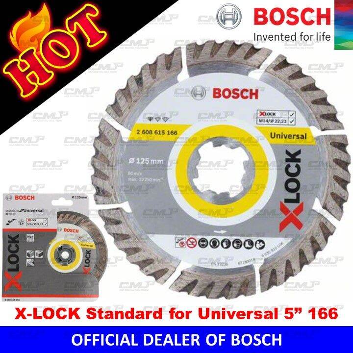 Bosch XLOCK 5" Cutting, Grinding & Flap Disc Original MC ARC