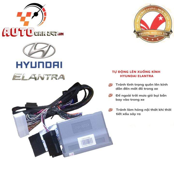 Bộ Lên xuống Kính tự động cho Hyundai Elantra 2016 đến 2022 Đấu 2 dây