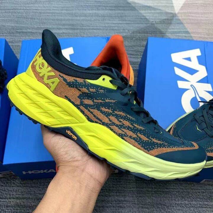 hoka one one speedgoat 5 speed goat 5 hiking shoes sneaker Lazada.co.th