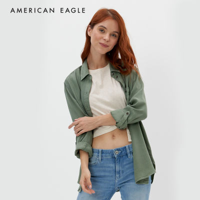 American Eagle New Tencel Shirt เสื้อเชิ้ต ผู้หญิง (NWSB 035-3696-309)