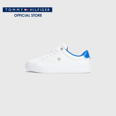 Tommy Hilfiger รองเท้าผ้าใบผู้หญิง รุ่น FW0FW07377 YBS - สีขาว