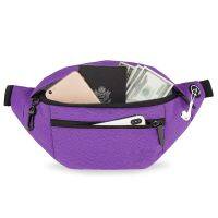 Fanny Pack Bum Bag with Earphone Hole Ladies Handbags Oxford Fashion Casual Solid Color Portable Simple for Travel Sports Running Belt