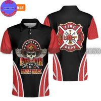 Firefighter Polo Shirt For Men &amp; women PO2004 (private chat free custom name&amp;logo)