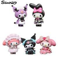 【LZ】ஐ✙✔  Kuromi My Melody Sanrio Nova animação periférico kawaii cartoon Lolita feito à mão caixa cega caixa de presente surpresa criativa