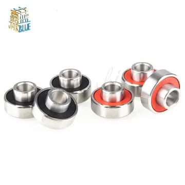 Inline Axle ALUMINUM SPACER 8-Pack RED MICRO Spacers for 8mm Axles 688